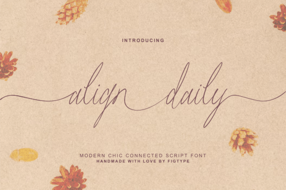Align Daily Font for Creative Design
