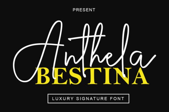 Anthela: A Dazzling Script Font