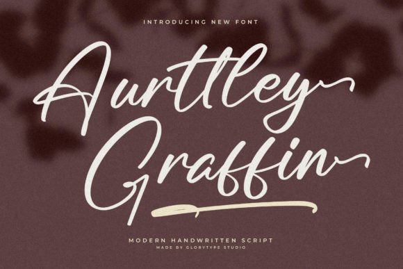 Aurttley Graffin Font for Editorial Design