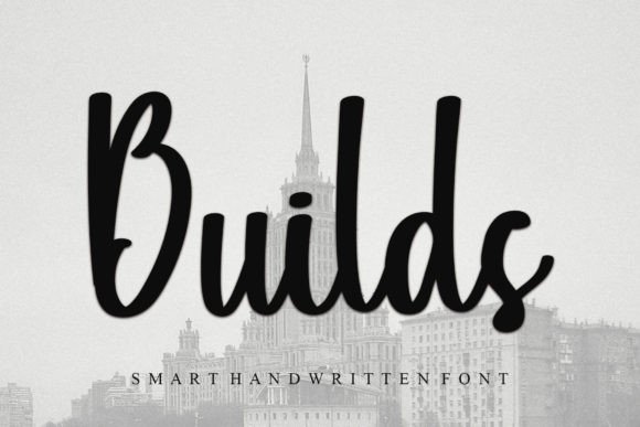 Builds Font — A Modern Script for Designers