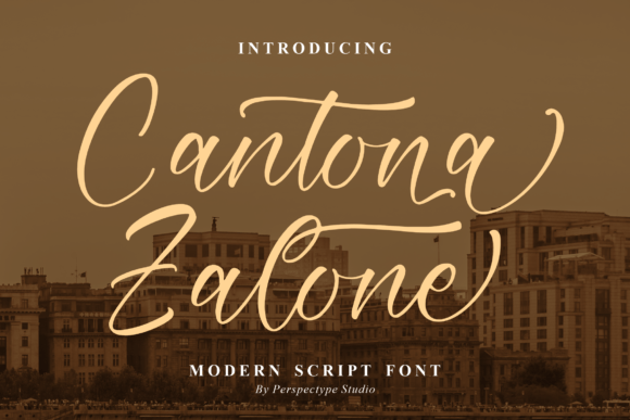 Cantona Zalone Font for Creative Branding and Design Projects
