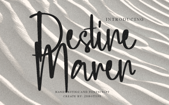 Destine Maren Font for Elegant Campaigns