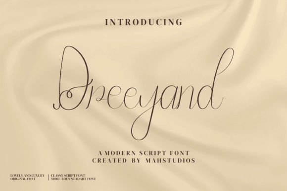 Dreeyand Font for Creative Projects