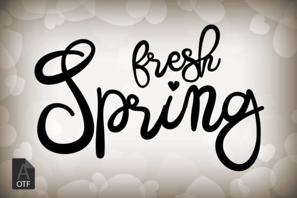 Fresh Spring Font Review: A Stylish Script for Creative Projects
