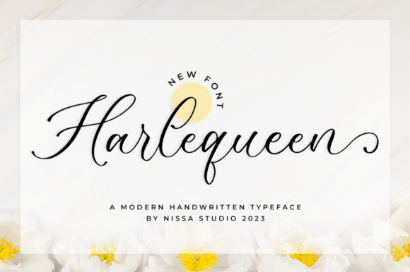 Harlequeen Font for Creative Makers