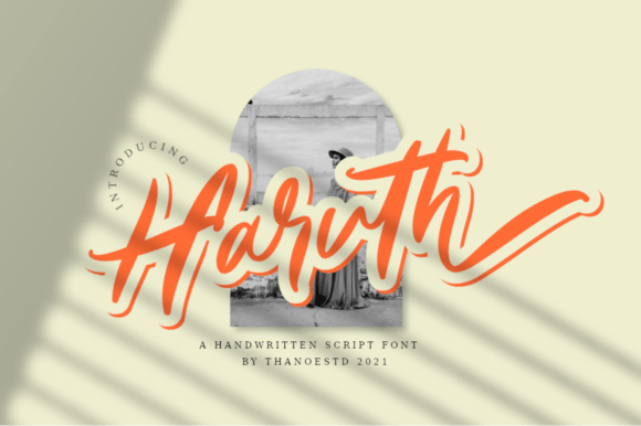 Haruth: A Handwritten Font for Web Design