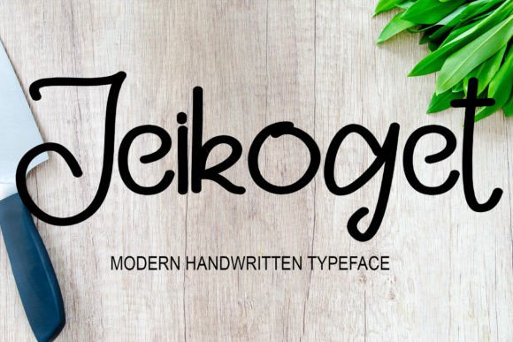Jeikoget Font for Professional Branding