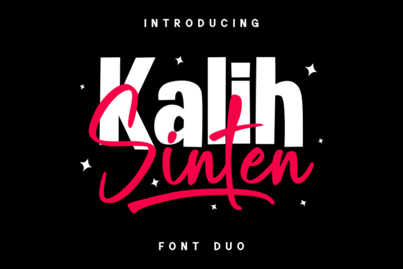 Kalih Sinten Duo Font