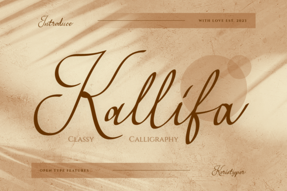 Kallifa Font: Enchanting Script for Handmade Creations