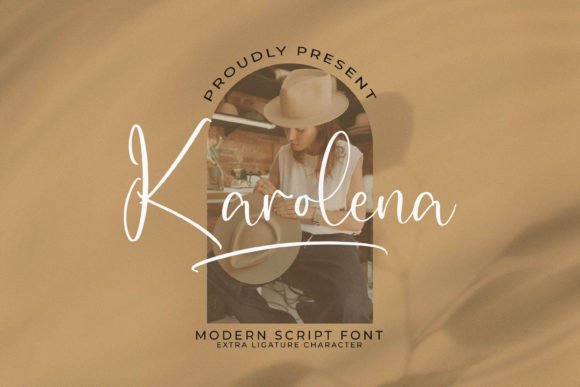 Karolena: A Modern Script Font for Creative Projects