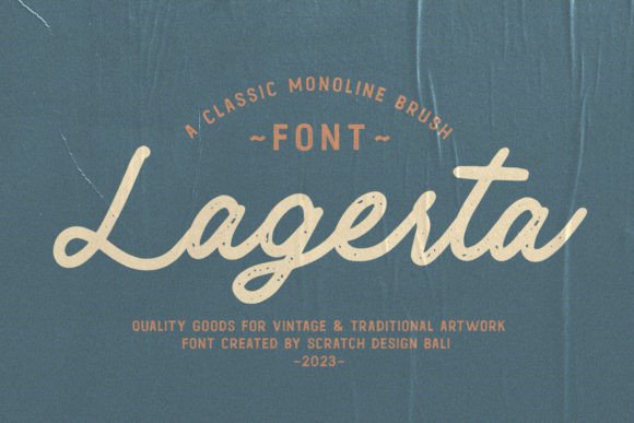 Lagerta Font for Bold Branding
