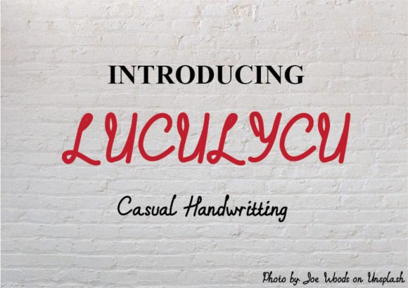 Luculycu Font for Business Branding