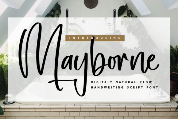 Mayborne Font for Business Branding