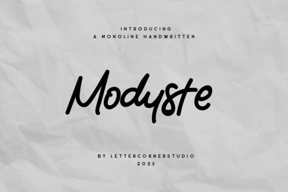 Modyste Font for Editorial Design
