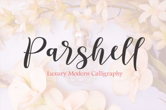 Parshell Font: Modern Script for Classy Craft Projects