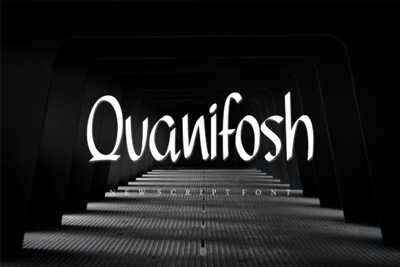 Quanifosh: A Modern Handwritten Font