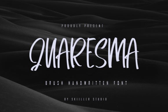 Quaresma - Brush Handwritten Font