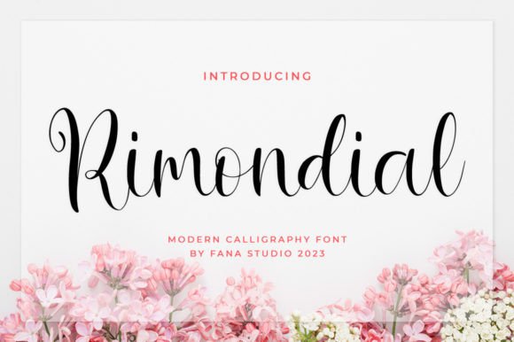 Rimondial Font: Elegant Handwritten Style