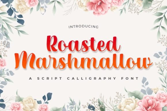 Roasted Marshmallow Font for Memorable Branding and Social Media Design