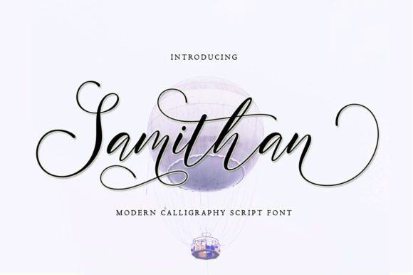 Samithan: A Script Font for Elegant Design