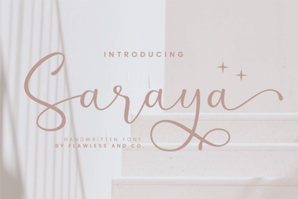 Saraya Font: A Sweet Script for Your Brand’s Visual Makeover