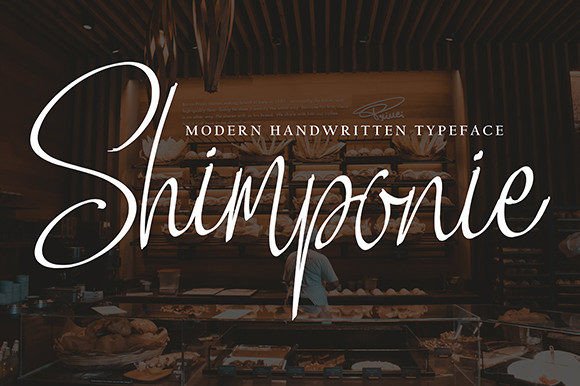 Shimponie: A Font for Creative Campaigns