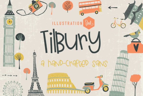 Tilbury Font: Unbalanced Script for Digital Branding