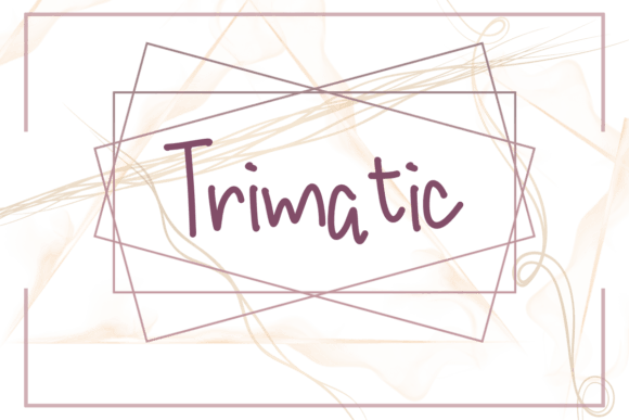 Trimatic: A Script Font for Bold Campaigns